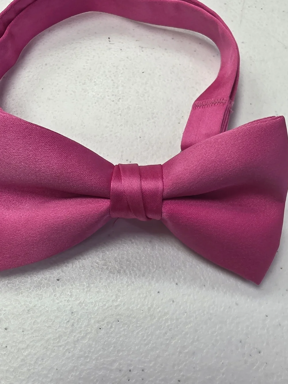 Kids Satin Bow Tie Trio - Pink, Black & Gold (Adjustable)